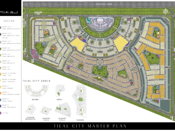 Areej (Plots) by Tilal Properties | Luxury Residential Plots in Tilal City