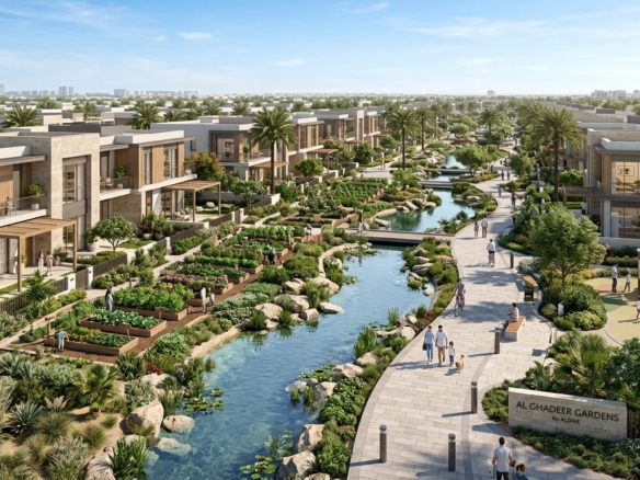 Al Ghadeer Gardens by Aldar Properties | Luxury Townhouses in Al Ghadeer