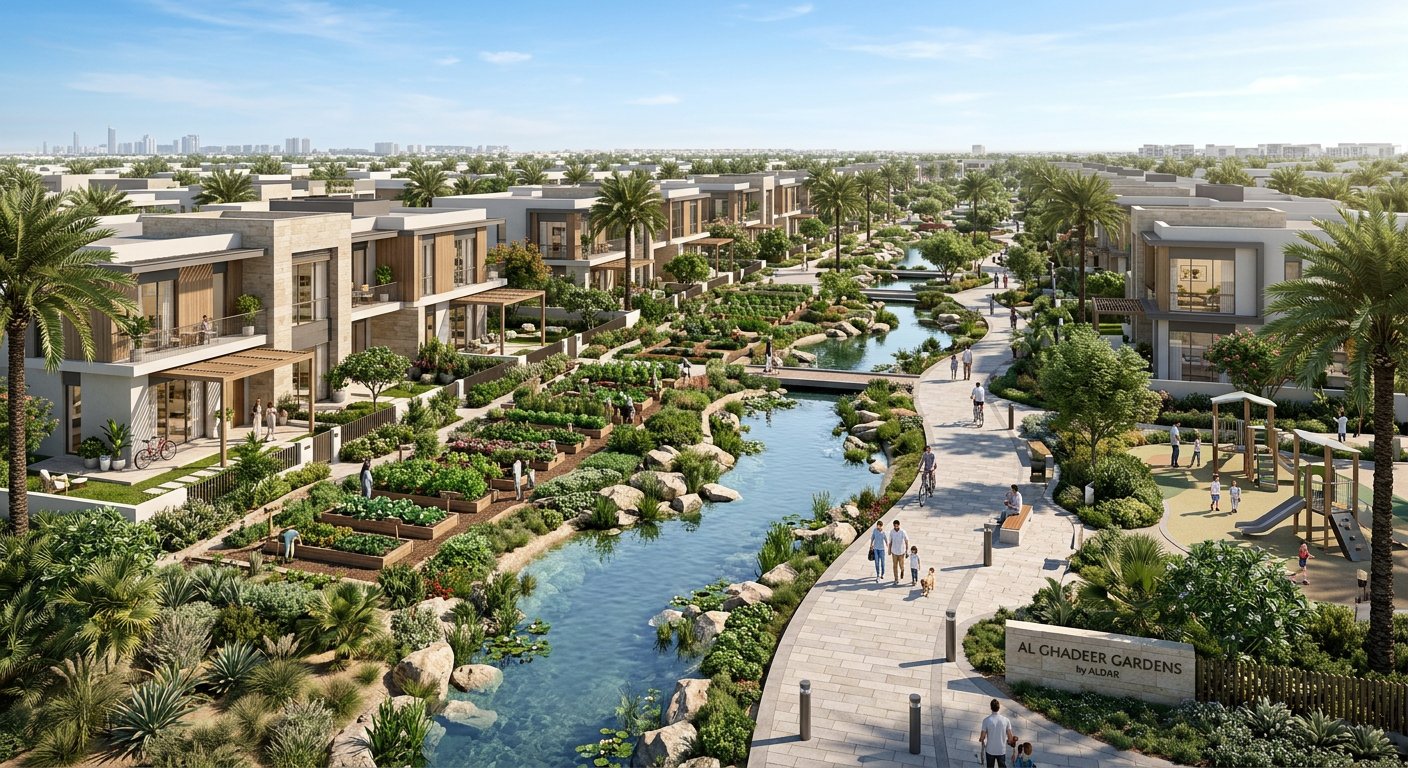 Project Spotlight: Al Ghadeer Gardens by Aldar Properties in Al Ghadeer