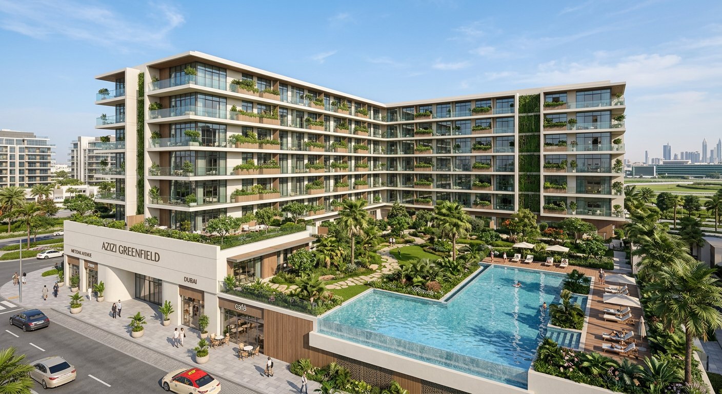 Azizi Greenfield by Azizi Developments | Luxury Apartments in Meydan
