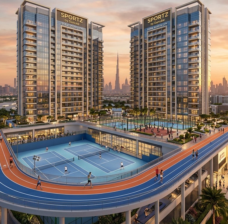Sportz by Danube Properties | Luxury Apartments in Dubai Sports City
