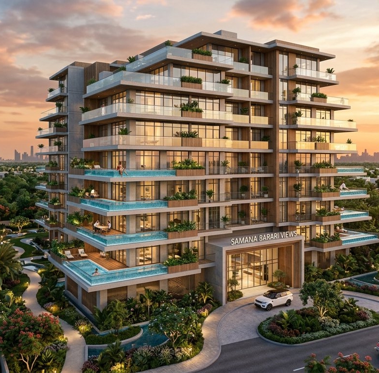 Samana Barari Views by Samana Developers | Luxury Apartments in Majan