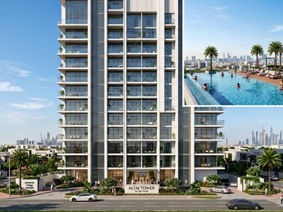 Altai Tower by Tiger Properties | Luxury Apartments in Jumeirah Village Triangle (JVT)
