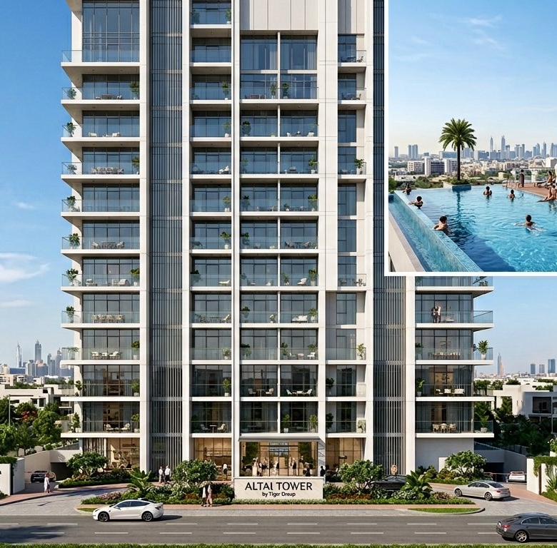 Altai Tower by Tiger Properties | Luxury Apartments in Jumeirah Village Triangle (JVT)