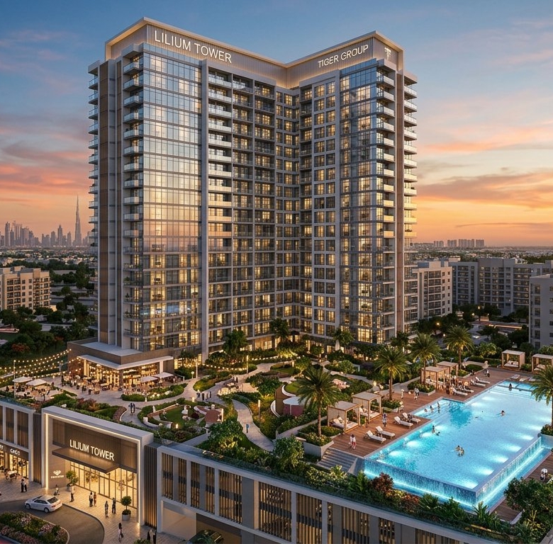 Lilium Tower by Tiger Properties | Luxury Apartments in Jumeirah Village Triangle (JVT)
