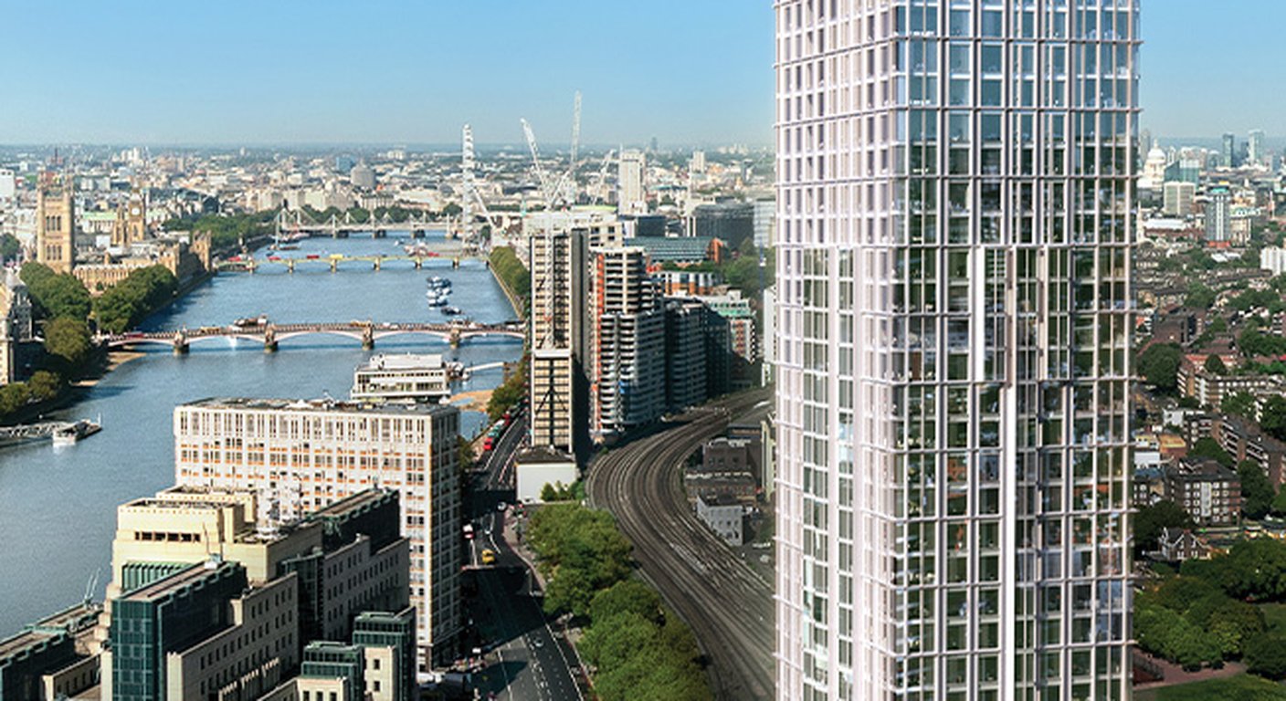 DAMAC Tower Nine Elms London — indicative view