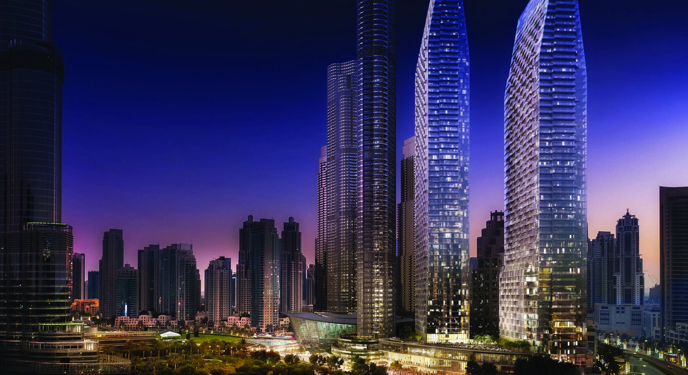 Address Residences, Dubai Opera — indicative view
