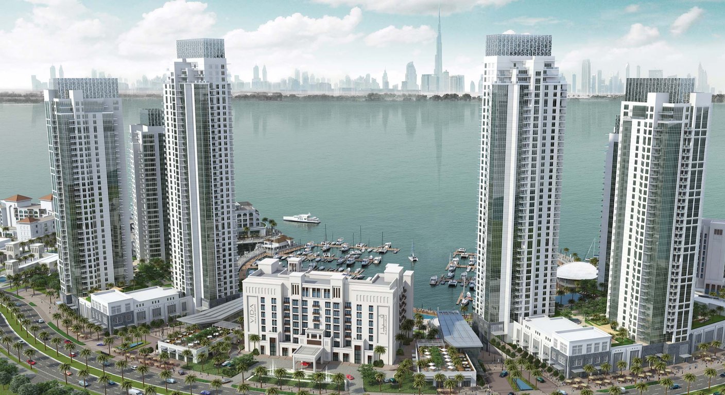 Dubai Creek Residences at Creek Harbour — indicative view