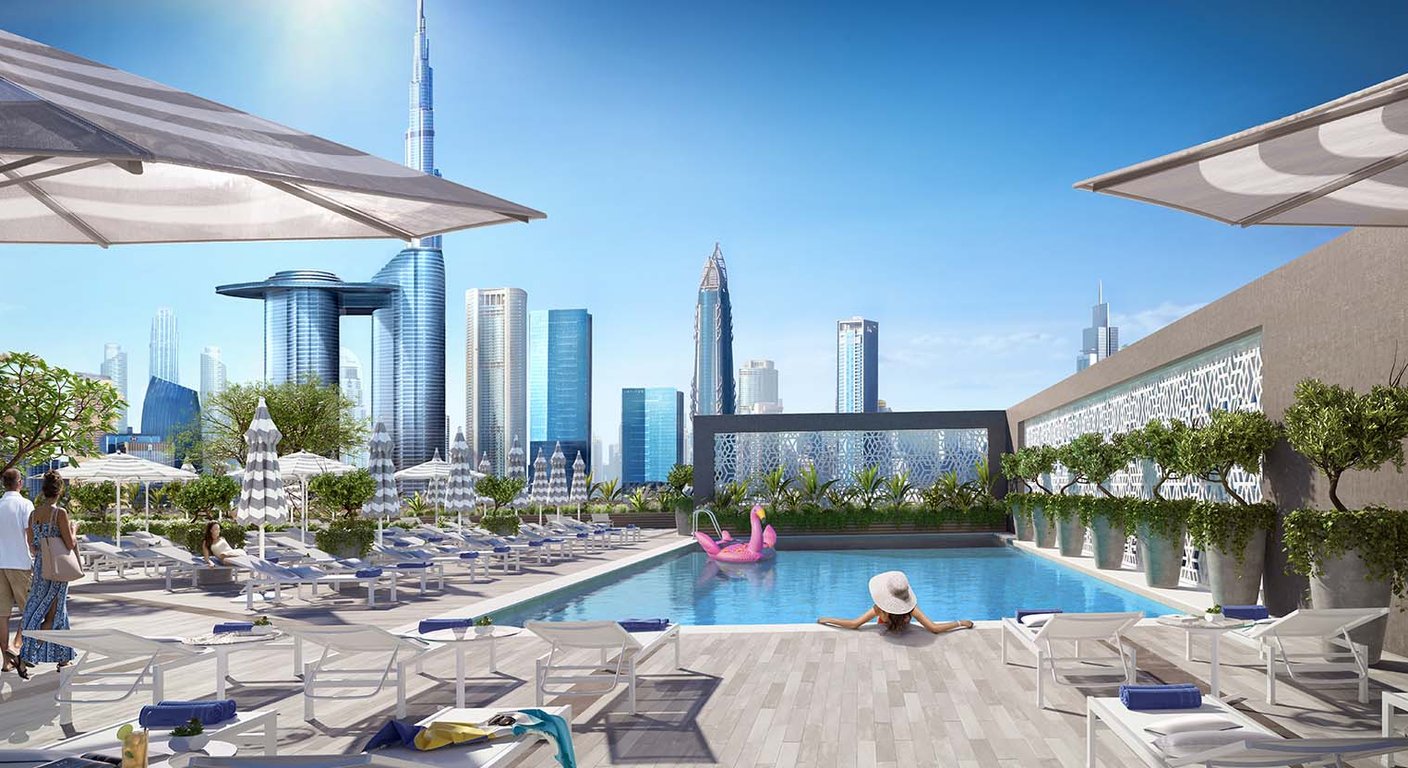 Rove City Walk Dubai Hotel Investment — indicative view