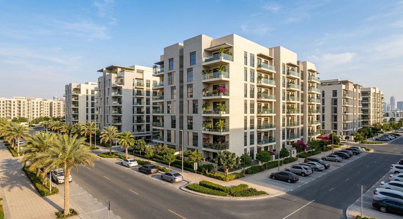 Jumeirah Village Circle — indicative view of the setting